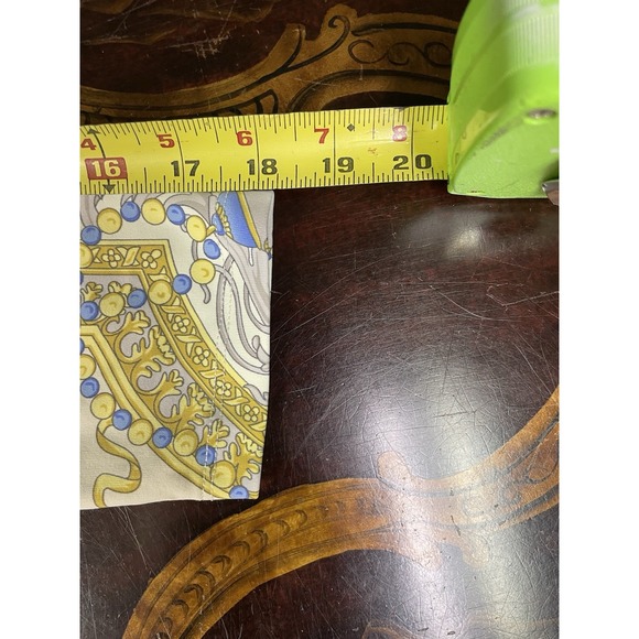 J McLaughlin‎ Sig T Paisley Damask Regal Yellow Blue Gray Quiet Luxury Top M - Picture 7 of 10